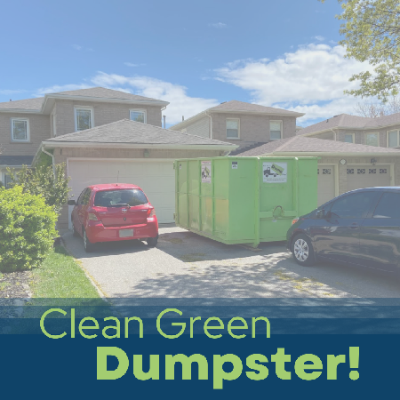 Clean Green Dumpster